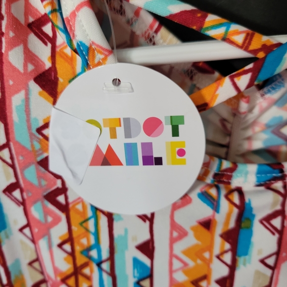 12/24 multicolor cool material ballerina Dot Dot Smile dress - Picture 5 of 5